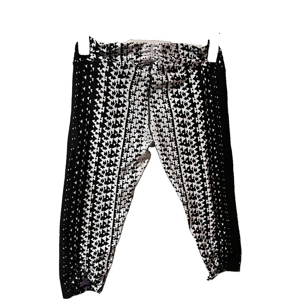 **** Calvin Klein Performance Quick Dry Capri Pants Large Black White